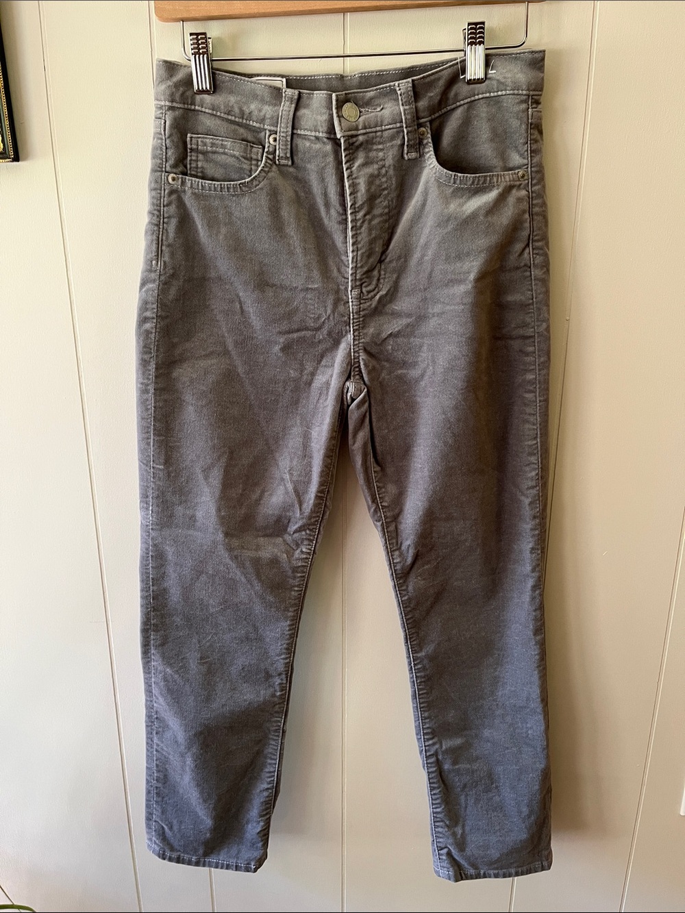 GAP Vintage Slim High Rise Velvet Jeans